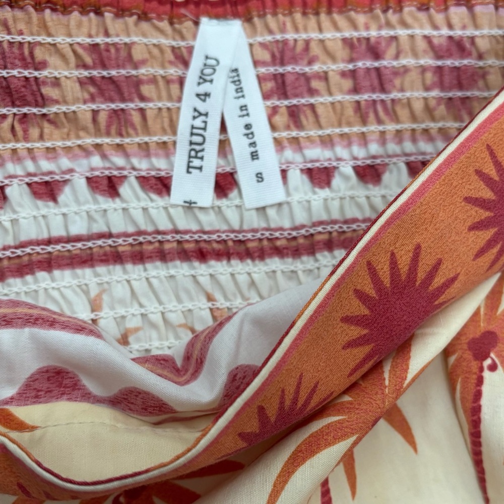 Tropical Print Cotton Blend Maxi Dress - Picture 4 of 11